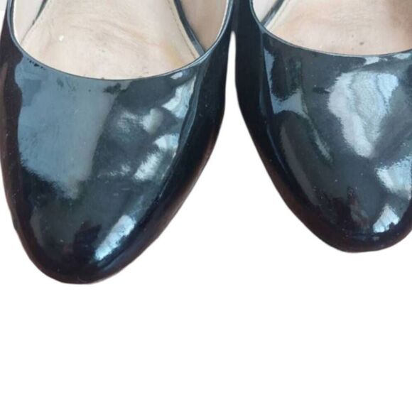 Via Spiga Foster Patent Leather Wedge Shoe size 8.5 - Picture 4 of 8